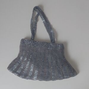 Silver Sequin Women's Bag